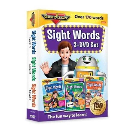Rock N Learn Rock N Learn RL-316 Rock N Learn Sight Words 3 Dvd Set RL-316